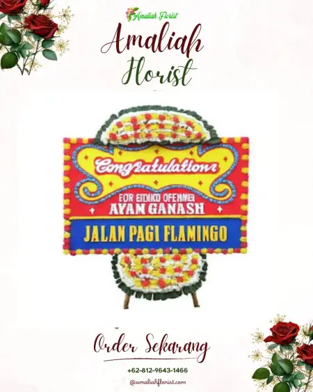 Sewa Papan Bunga Tegal Alur
